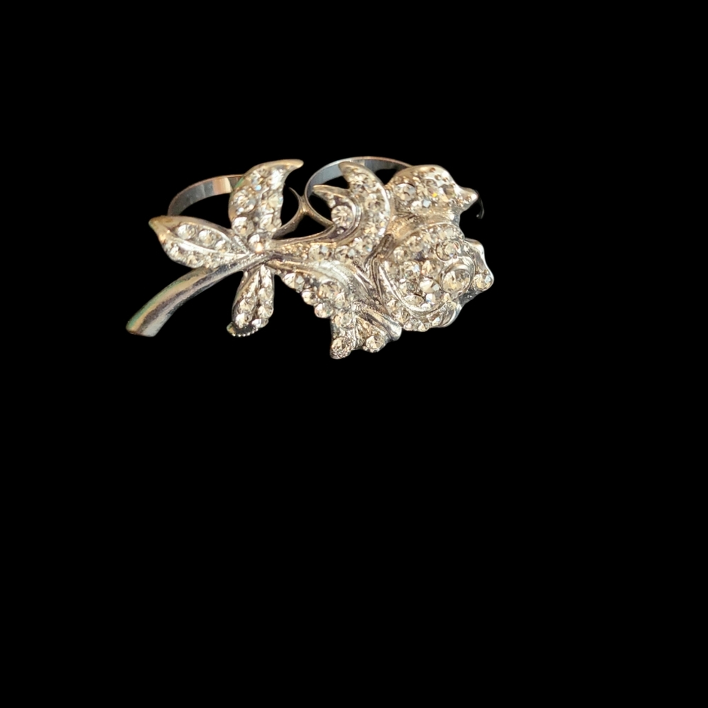 Pure Cubic Flower Ring